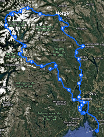 Hanssons MC 4-dagers H�sttur i Norge 3-6 September i gruppen MC REISER hos HanssonsMC (999-0000-3)