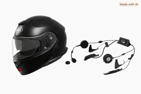 Shoei Neotec3 + Sena SRL3 i gruppen HJELMER / Åpningshjelmer hos HanssonsMC (Neotec3-SRL3)