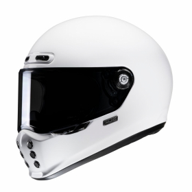 HJC V10 hvit MC-Hjelm