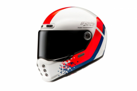 HJC V10 FQ20 RETRO MC21 MC-Hjelm
