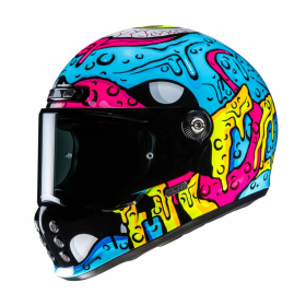HJC V10 SQUEEZE MC28 MC-Hjelm