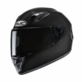 HJC Y10 metallisk svart MC-Hjelm