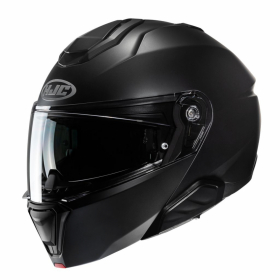 HJC i91 mattsvart MC-Hjelm