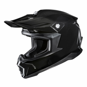 HJC C50 metallisk svart MC-Hjelm