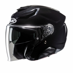 HJC F31 metallisk svart MC-Hjelm