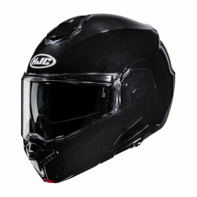 HJC i101 metallisk svart MC-Hjelm