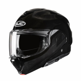 HJC F100 metallisk svart MC-Hjelm