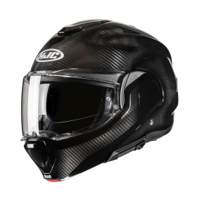 HJC F100 CARBON svart MC-Hjelm