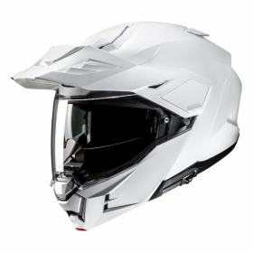 HJC i80 perlehvit MC-Hjelm