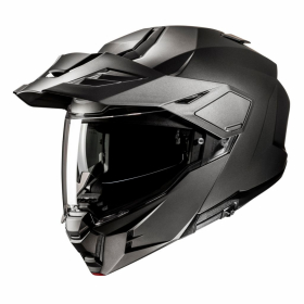 HJC i80 matt titan MC-Hjelm
