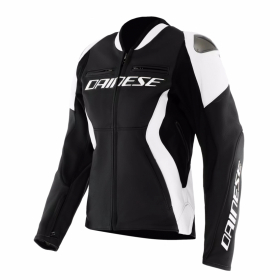 DAINESE RACING 5 Skinnjakke Lady Sort/hvit