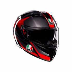 AGV K3  STRIGA SORT/GR/RD