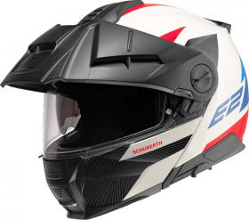 Schuberth E2 Hjelm Defender Hvit/Bl i gruppen MX / MX HJELMER / Adventurehjelmer hos HanssonsMC (51-2318-r)