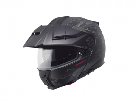 Schuberth E2 Atlas Matt Sort/Rd i gruppen MC / HJELMER / pningshjelmer hos HanssonsMC (51-2507-r)