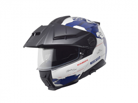 Schuberth E2 Atlas Hvit/Bl i gruppen MC / HJELMER / pningshjelmer hos HanssonsMC (51-2508-r)