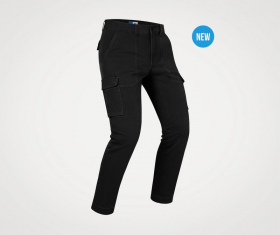 PMJ Aviator Cargo Jeans Sort i gruppen MC / MC-KLR / MC Bukser hos HanssonsMC (644-2503-r)