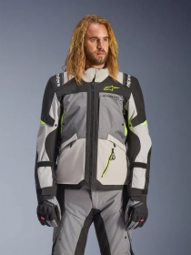 Alpinestars Andes v4 Drystar Jakke Grå/Fluo Gul