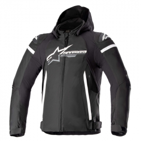 Alpinestars Zaca Vanntett Tekstiljakke Sort/Hvit
