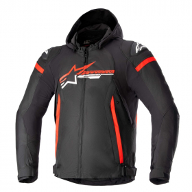 Alpinestars Zaca Vanntett Tekstiljakke Sort/Rød/Hvit
