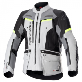 Alpinestars Bogota Pro Drystar Jakke Grå/Gul Fluo