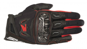 Alpinestars Honda SMX-2 Air Hanske Carbon V2 sort/rød