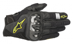 Alpinestars SMX-1 Air v2 Hanske Sort/Fluogul