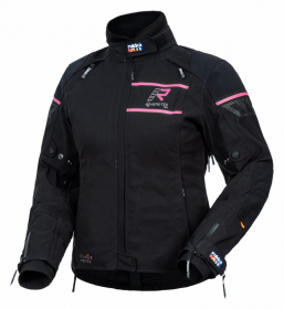 RUKKA RAPTORINA Jacka Svart/Rosa i gruppen MC / MC-KLR / MC Jakker hos HanssonsMC (698-24009-r)