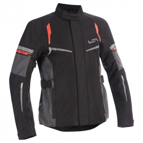 LINDSTRANDS BACKAFALL SVART/GR i gruppen MC / MC-KLR / MC Jakker hos HanssonsMC (720-24065009-r)
