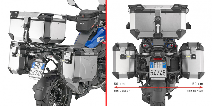 GIVI PLO-CAM Monokey� Cam-Side SIDEVESKEFESTER BMW R1300 GS