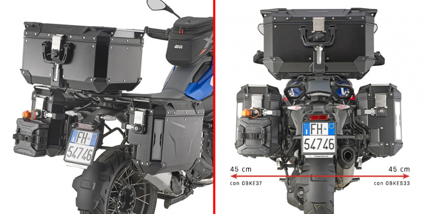 GIVI PLOS-CAM Monokey� Cam-Side SIDEVESKEFESTER BMW R1300 GS