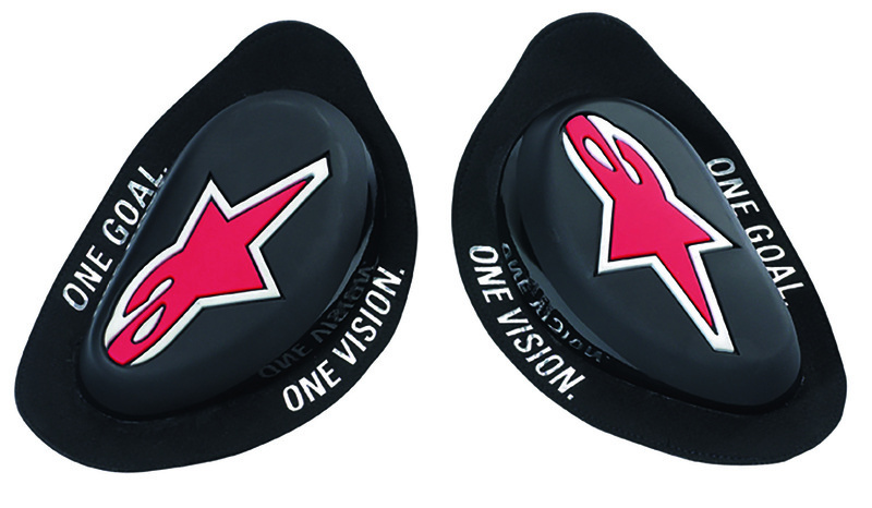Alpinestars Kneslider SORT/RØD LOGO