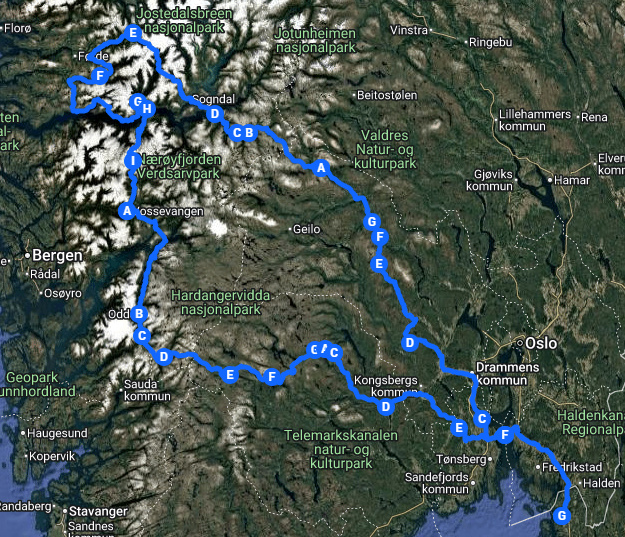 Hanssons MC 4-dagers V�rtur i Norge 14–17 mai