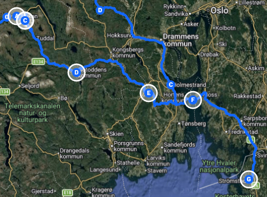 Hanssons MC 4-dagers V�rtur i Norge 14–17 mai