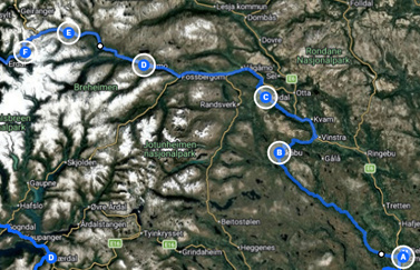 Hanssons MC 4-dagers H�sttur i Norge 3-6 September